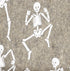 Hand Felted Wool Halloween Skeleton Table Runner - 16x72" - ARCADIA HOME